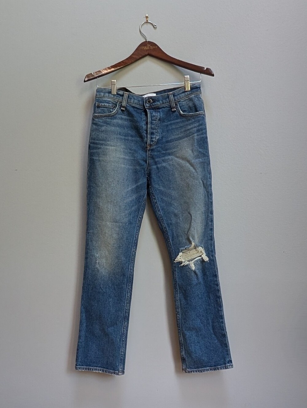 ASKK NY Project 24 Blue Denim Distressed Jeans - Size 26